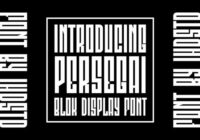 Persegai Font - Featured Image