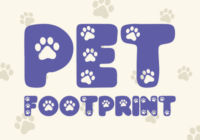 Pet Footprint Font - Featured Image