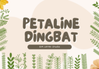 Petaline Dingbat Font - Featured Image