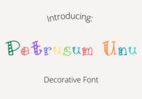 Petrusum Unu Font - Featured Image
