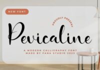 Pevicaline Font - Featured Image