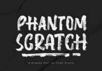 Phantom Scratch Font - Featured Image