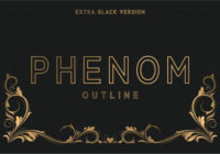Phenom Outline Extra Black Font - Featured Image