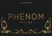 Phenom Outline Regular Font - Featured Image