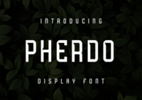 Pherdo Font - Featured Image