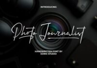 Photo Journalist Font - Featured Image