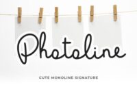 Photoline Font - Featured Image