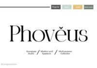 Phoveus Font - Featured Image