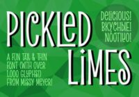 Pickled Limes Font - Featured Image