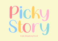 Picky Story Font - Featured Image