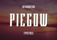Piegow Font - Featured Image