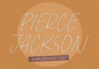 Pierce Jackson Font - Featured Image