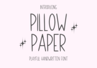 Pillow Paper Font - Featured Image