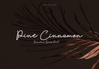 Pine Cinnamon Font - Featured Image