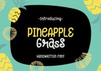 Pineapple Grass Font - Featured Image