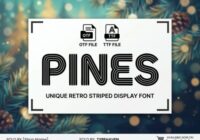 Pines Font - Featured Image