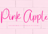 Pink Apple Font - Featured Image