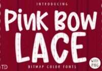 Pink Bow Lace Font - Featured Image