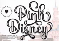 Pink Disney Font - Featured Image