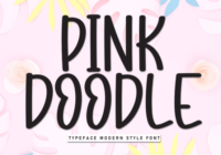Pink Doodle Font - Featured Image