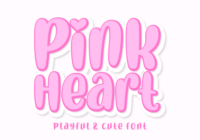 Pink Heart Font - Featured Image