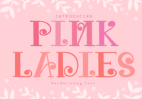 Pink Ladies Font - Featured Image