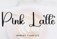 Pink Latte Font - Featured Image