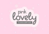 Pink Lovely Font - Featured Image