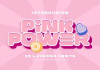 Pink Power Font - Featured Image