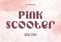 Pink Scooter Font - Featured Image