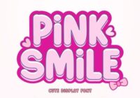 Pink Smile Font - Featured Image