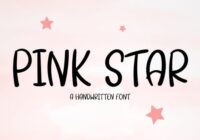 Pink Star Font - Featured Image
