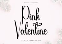 Pink Valentine Font - Featured Image