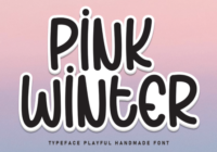 Pink Winter Font - Featured Image