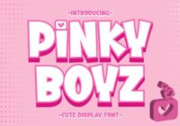 Pinky Boyz Font - Featured Image