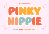 Pinky Hippie Font - Featured Image