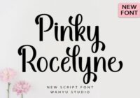 Pinky Rocelyne Font - Featured Image