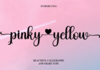 Pinky Yellow Font - Featured Image