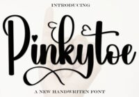 Pinkytoe Font - Featured Image