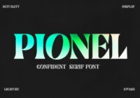 Pionel Font Font - Featured Image