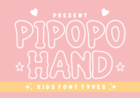 Pipopo Hand Font - Featured Image