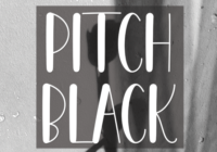 Pitch Black Font - Featured Image