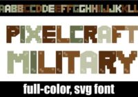 Pixelcraft Military Font - Featured Image