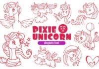 Pixie Unicorn Font - Featured Image