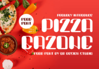 Pizza Gazone Font - Featured Image