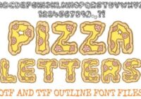 Pizza Letters Font - Featured Image