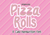 Pizza Rolls Font - Featured Image