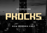 Pkocks Font - Featured Image