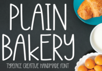 Plain Bakery Font - Featured Image