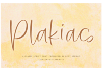 Plakias Font - Featured Image